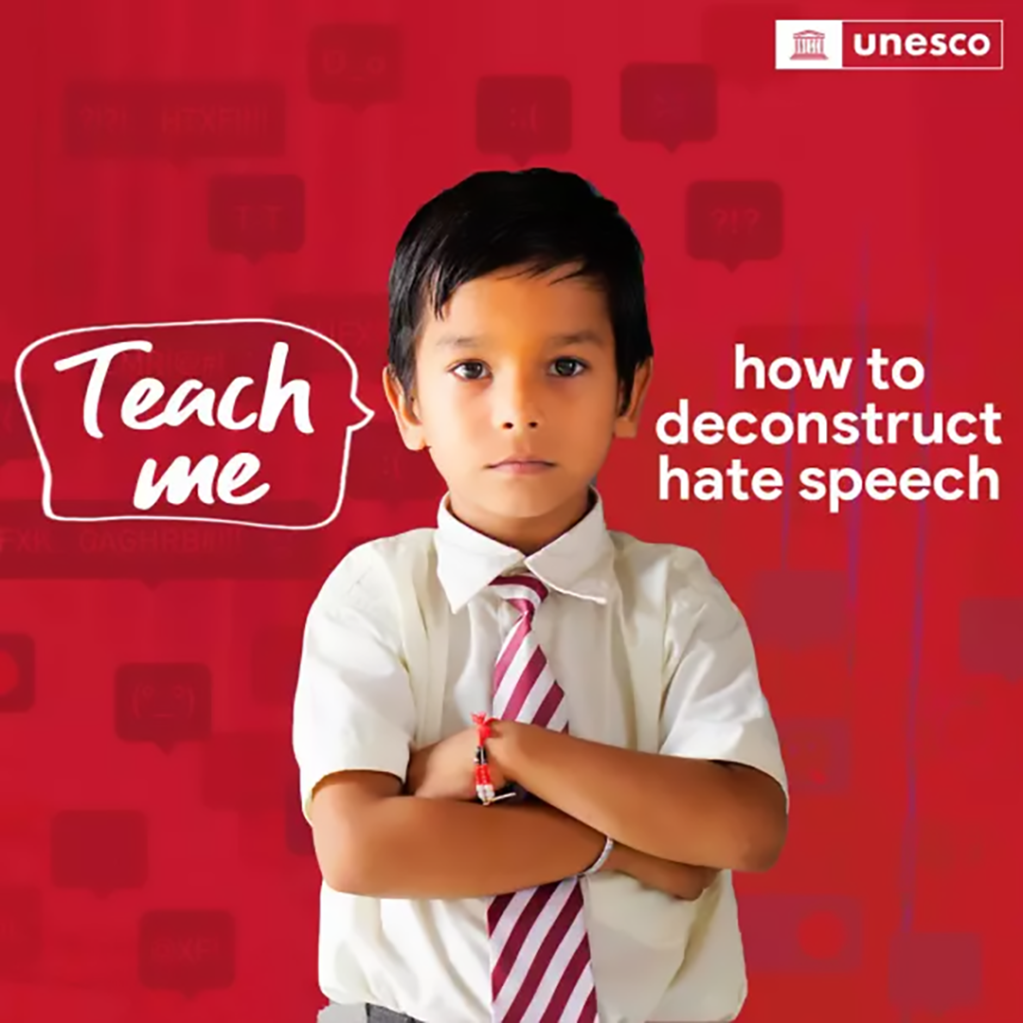 Anti Hate speech card UNESCO