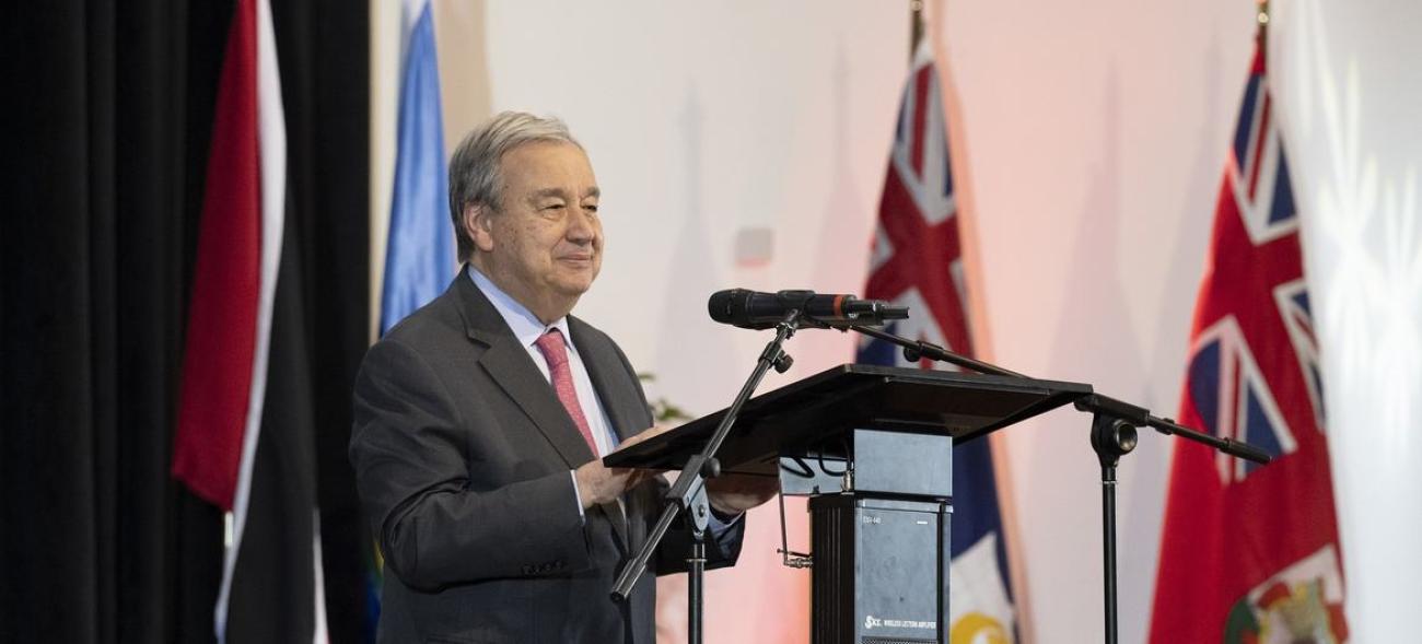 Secretary  General - António Guterres at the 43rd CARICOM Heads of States meeting