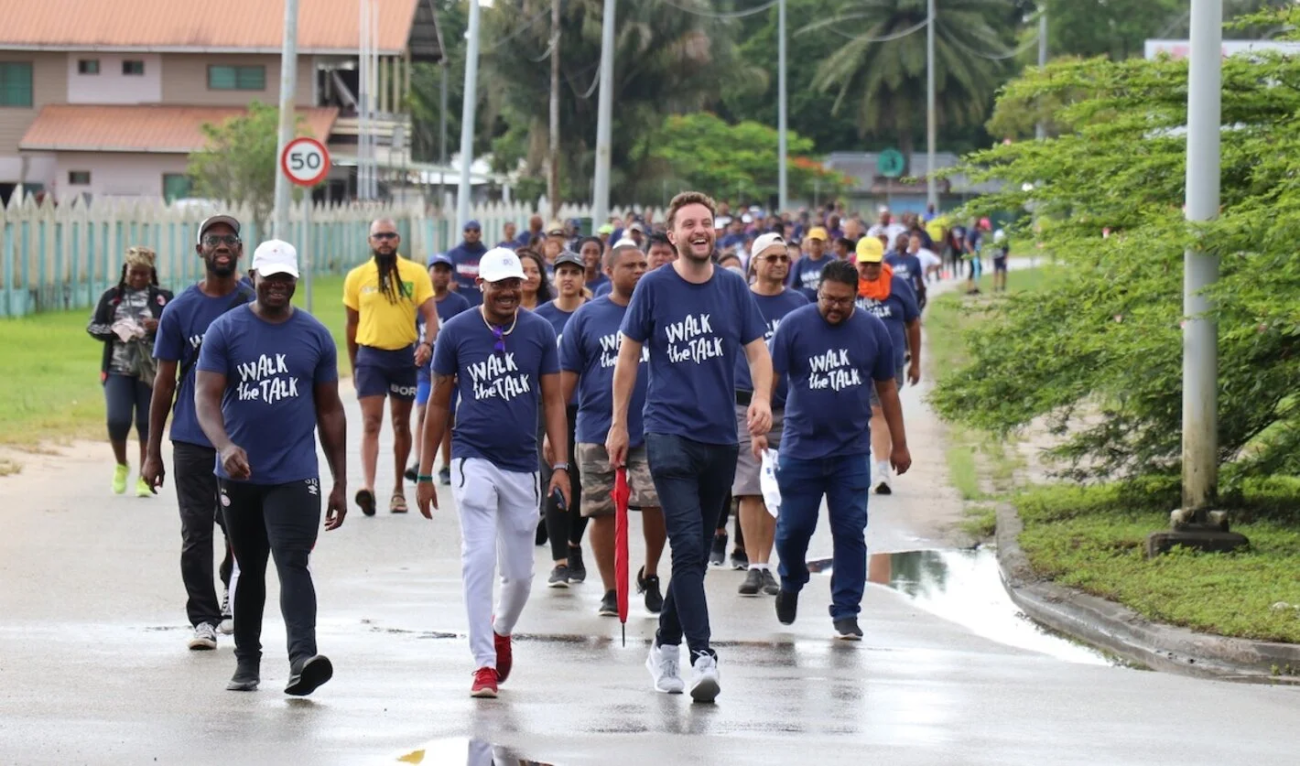 Participants of the Walk the Talk Challenge