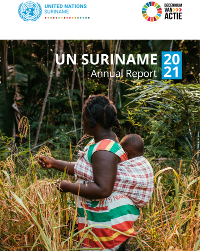 UN Suriname Annual report 2022 cover