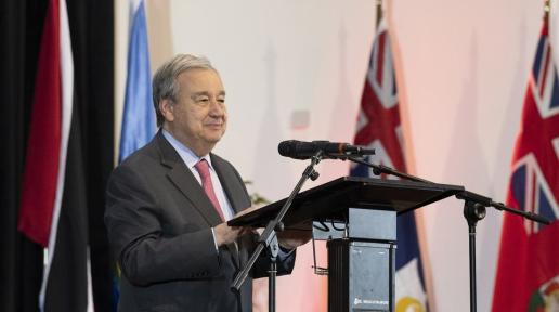 Secretary  General - António Guterres at the 43rd CARICOM Heads of States meeting