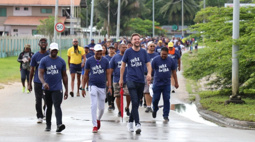 Participants of the Walk the Talk Challenge