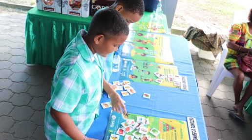 Participants at the Interactive Health fair hosted in Lelydorp Suriname
